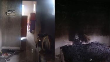detuvieron a un hombre acusado de provocar un incendio en una vivienda y un local comercial