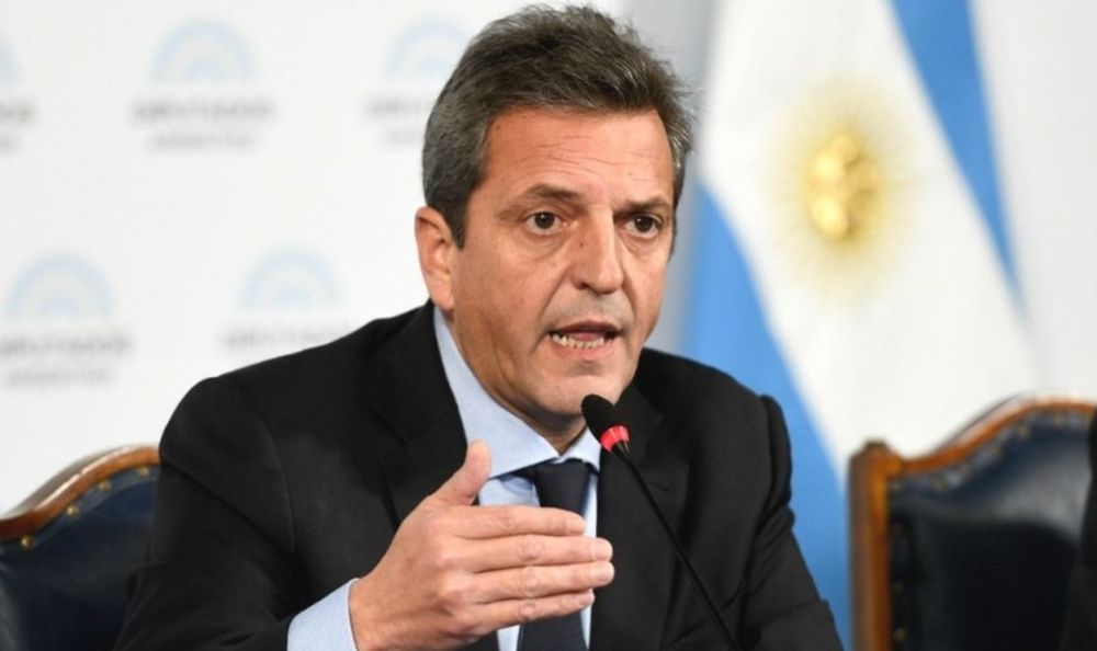 Ministro de Economía. Sergio Massa.