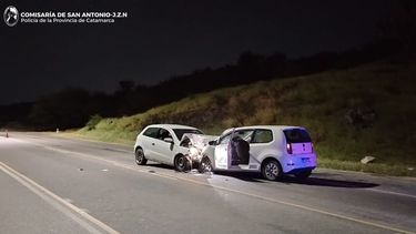 un hombre murio en un choque frontal en fray mamerto esquiu