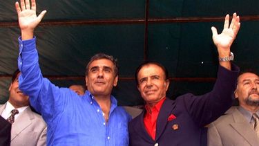 Reconciliación. Menem, que había intervenido a Ramón Saadi en 1991, lo acompañó en la campaña de 1999.&nbsp;