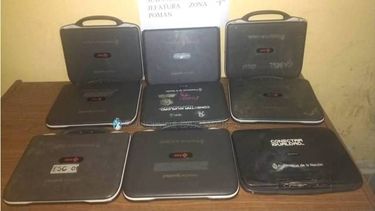 Recuperaron nueve notebooks en Siján