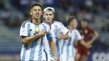Argentina le ganó a Venezuela y empezó con el pie derecho el Sudamericano Sub-17