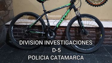 Robaron una bicicleta en Fray Mamerto Esquiú y la recuperaron en el Norte de la Ciudad
