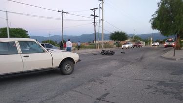 Motociclista herido tras protagonizar un accidente