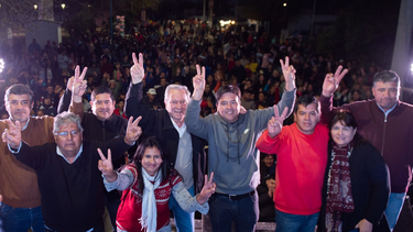 el intendente de tapso cerro su campana con la presencia del vicegobernador dusso