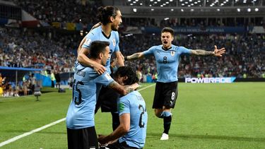 uruguay vencio a portugal y jugara contra francia en cuartos