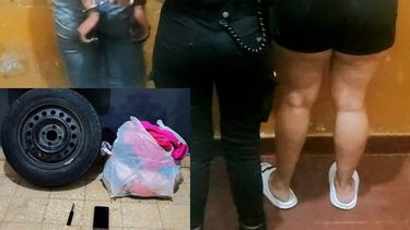 Arrestadas por robo de una rueda