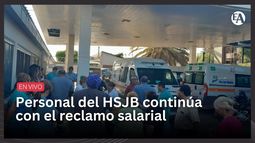 Personal del HSJB continúa con las medidas de fuerza