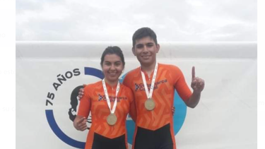 Guadalupe Díaz y Gonzalo Yapura, oro en ciclismo