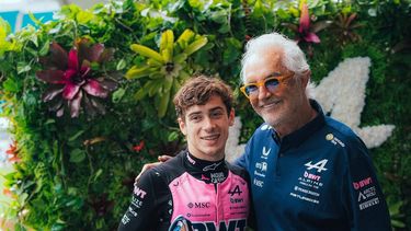 Elogios. Briatore destacó a Colapinto por su labor en el GP de Miami.