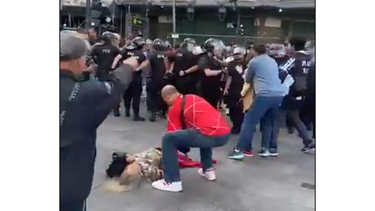 La tremenda agresión que sufrió una jubilada de parte de un policía