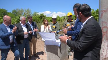 Rubén Dusso participó de la inauguración de obras eléctricas en Fiambalá