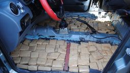 Intentaron transportar más de 50 kilos de marihuana a la provincia