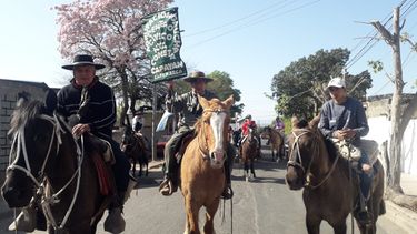 Gauchos de Nueva Coneta acompañaron las reliquias del beato Esquiú