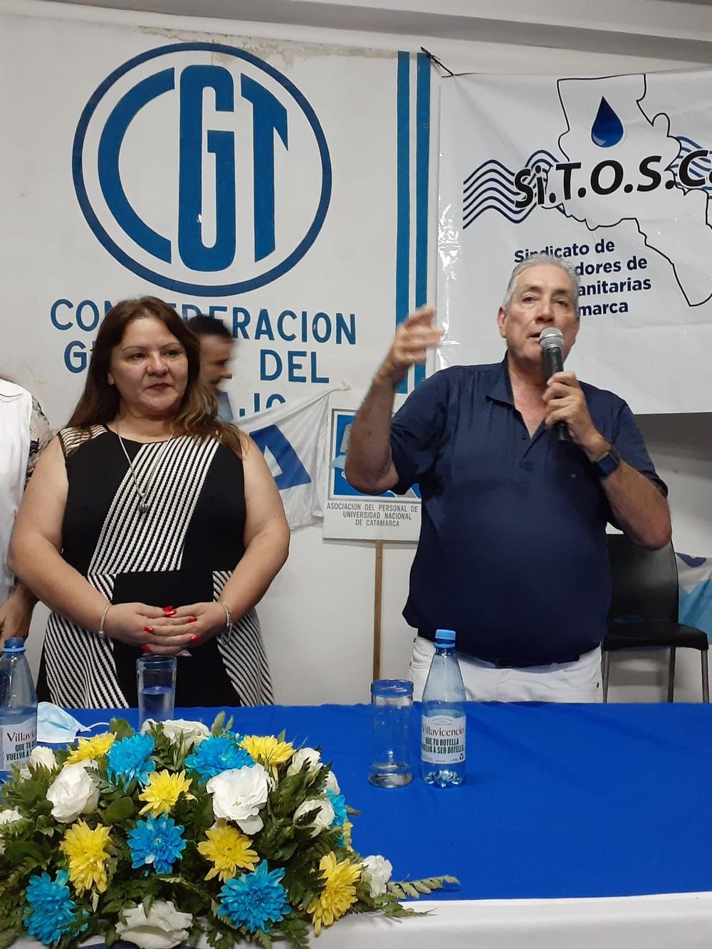 Otros tiempos. La dupla asumió al frente de la CGT a fines de marzo.