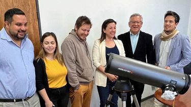 se instalara un telescopio en el portezuelo