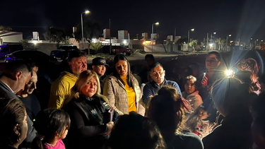 el equipo de seguridad se reunio con vecinos del barrio portal 3