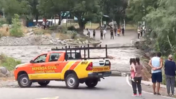 Video: impactante crecida del río El Tala