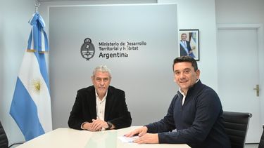 Guillermo Ferreyra y Jorge Ferraresi. Se trata de un trabajo articulado entre Nación, Provincia y municipio.&nbsp;