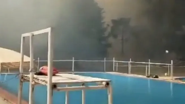 evacuaron a ninos de una colonia de verano en la plata por un incendio forestal