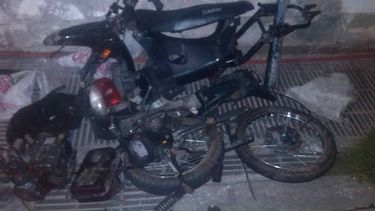 Recuperaron desarmada una motocicleta que había sido robada