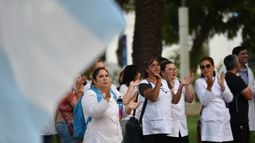 Autoconvocados. Calificaron la propuesta como insuficiente. Autoconvocados. Calificaron la propuesta como insuficiente.