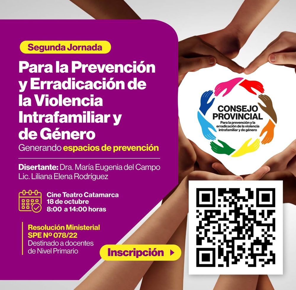 Contra la violencia. Se invita a la comunidad a participar en esta Segunda Jornada.&nbsp;