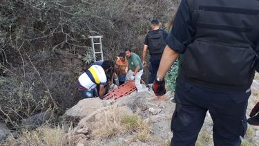 Motociclista sufrió una grave caída en la Quebrada de Moreira