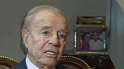 El ex presidente Carlos Menem fue internado de urgencia