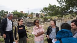Lucía Corpacci recorrió el predio de la ex cárcel