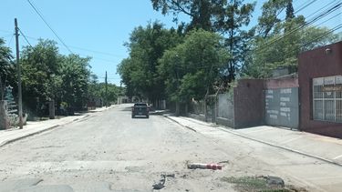 Vecinos, molestos. Exigen una urgente solución ante el estado deplorable de las calles.