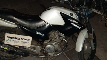 Los motochorros se conducían en una YBR