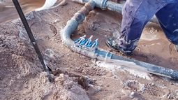 Amplían la red de agua potable en Casa de Piedra