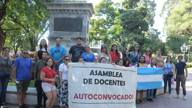 docentes autoconvocados marcharan esta tarde
