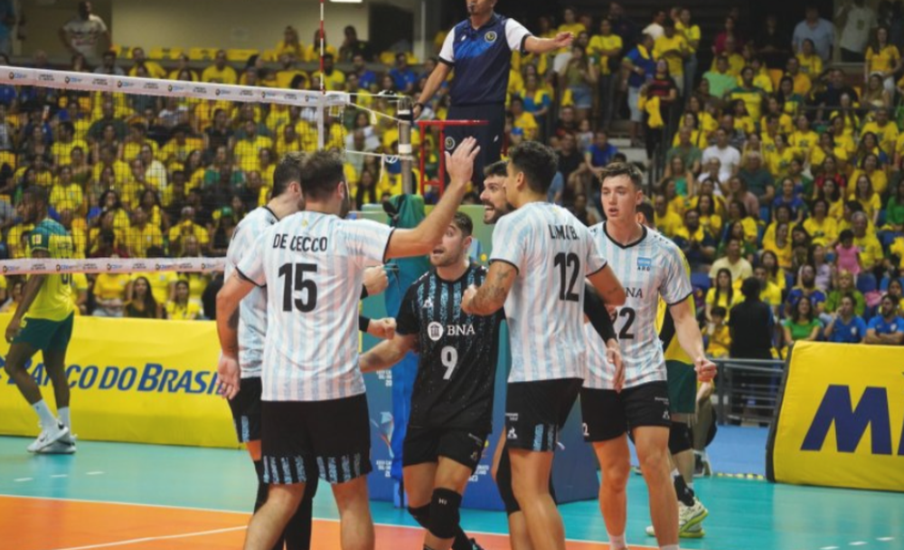 La Selección argentina se consagró campeona del Sudamericano masculino de vóley.
