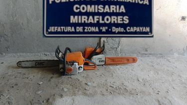 Secuestro. Dos motosierras.&nbsp;
