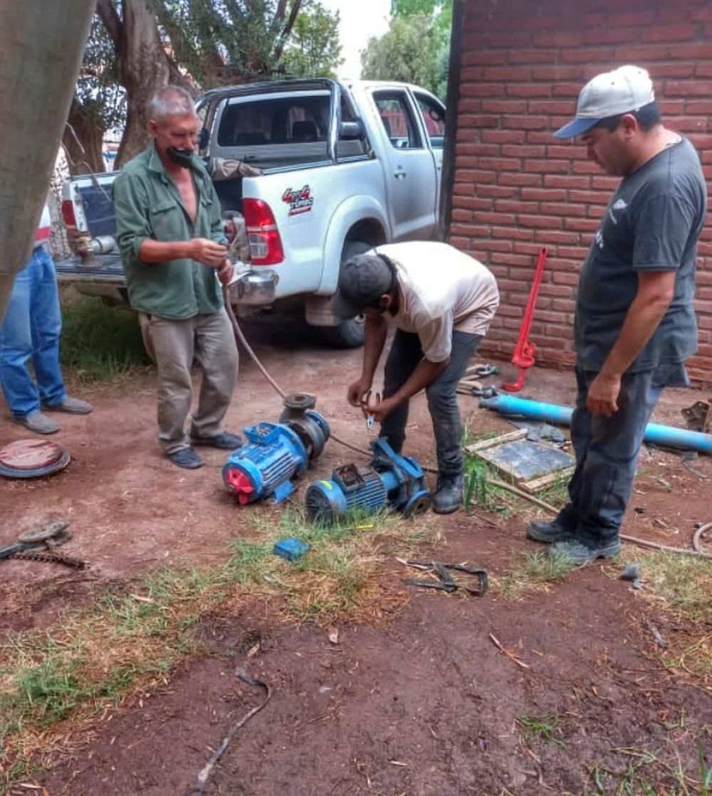 Arreglan una de las bombas quemadas en Tinogasta.&nbsp;