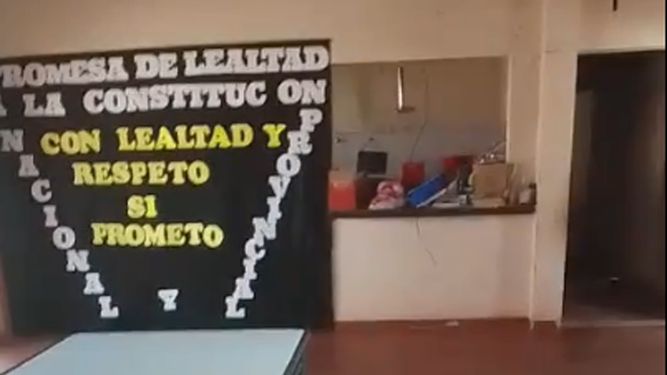 Precariedad y malas condiciones en la escuela de Laguna Blanca