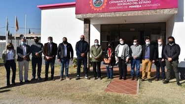 En Andalgalá, Jalil inauguró un CAPE y la sede de CAMYEN