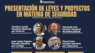 losada y pagotto presentan proyectos de seguridad en catamarca