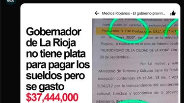 Mediante sus redes sociales, Milei salió al cruce de Quintela