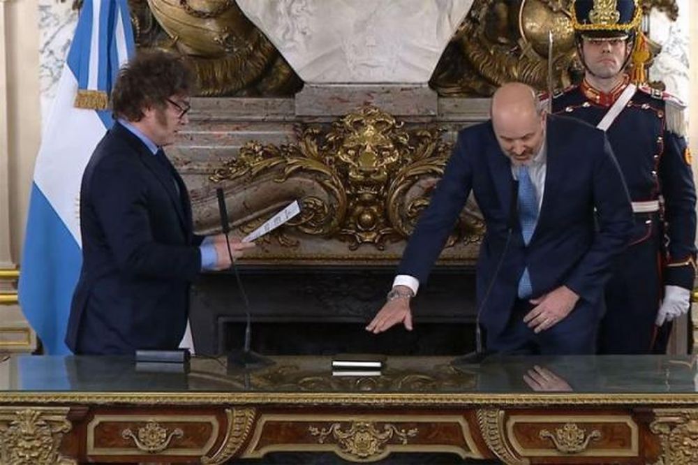 Misión. Sturzenegger dijo que trabajará para quitarle presión a los sectores productivos.&nbsp;