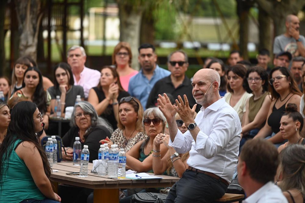 Propuesta. Rodríguez Larreta lanzó su precandidatura a través de redes y con una conferencia de prensa.&nbsp;