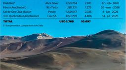 El impacto del RIGI, en millones de dólares El impacto del RIGI, en millones de dólares
