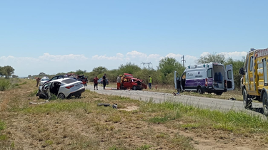 accidente en la ruta nacional n°20: varios heridos tras un choque frontal