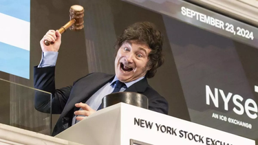 milei abrio la bolsa de nueva york en el arranque de su gira por eeuu y reafirmo que el equilibrio fiscal es inquebrantable