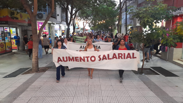 nueva marcha de docentes autoconvocados en el microcentro