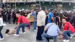 Procesaron al policía que golpeó a una jubilada durante una marcha frente al Congreso Procesaron al policía que golpeó a una jubilada durante una marcha frente al Congreso