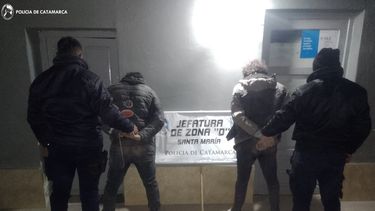 aprehenden a dos personas y recuperan varios elementos sustraidos