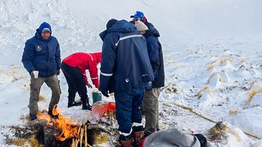 Un grupo de mineros pasó tres días en medio de lanieve y AOMA pide explicaciones